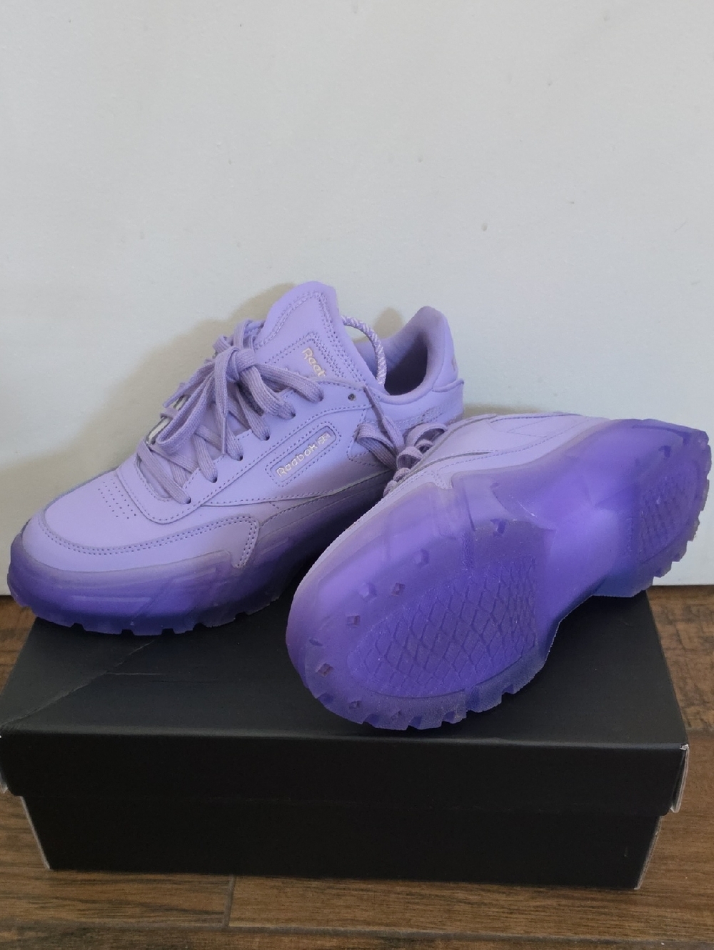 Reebok Women's Lilac Platform Trail Sneakers
